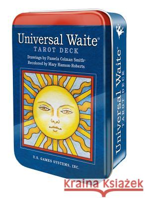 Universal Waite(r) Tarot Deck in a Tin Hanson-Roberts, Mary 9781572819672
