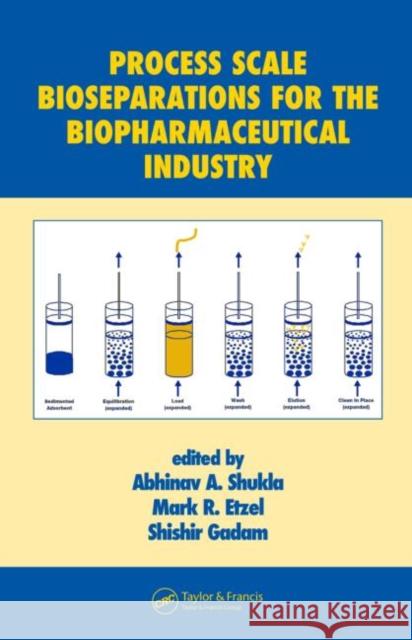 Process Scale Bioseparations for the Biopharmaceutical Industry Shukla Abhinav                           Etzel Mark                               Gadam Shishir 9781574445176 CRC