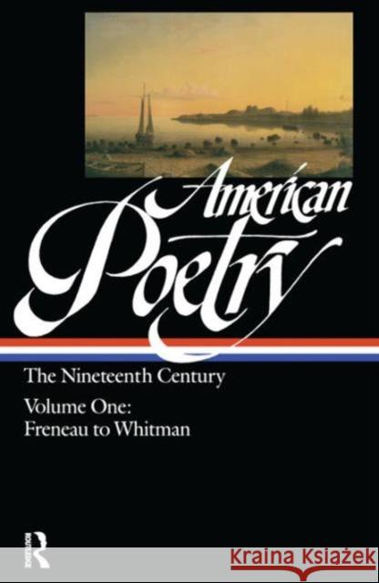 American Poetry 19th Century 2: 2 Volume Set Hollander, John 9781579580346