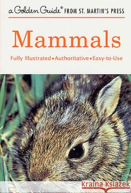 Mammals: A Fully Illustrated, Authoritative and Easy-To-Use Guide Donald Hoffmeister Herbert S. Zim James G. Irving 9781582381442 Golden Guides from St. Martin's Press