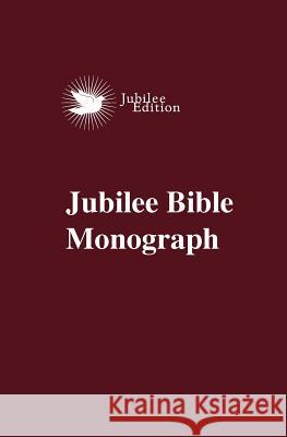 Jubilee Bible Monograph American Bible Society 9781585161287 American Bible Society