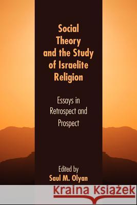 Social Theory and the Study of Israelite Religion: Essays in Retrospect and Prospect Olyan, Saul M. 9781589836884