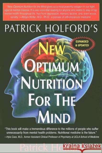 New Optimum Nutrition for the Mind Patrick Holford 9781591202592