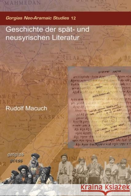 Geschichte der spät- und neusyrischen Literatur Rudolf Macuch 9781593332198