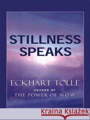 Stillness Speaks Eckhart Tolle 9781594151224 Walker Large Print