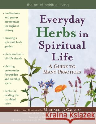 Everyday Herbs in Spiritual Life: A Guide to Many Practices Michael J. Caduto Michael J. Caduto Rosemary Gladstar 9781594731747 Skylight Paths Publishing