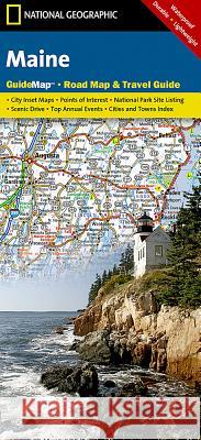 Maine Map National Geographic Maps 9781597753142 National Geographic Maps