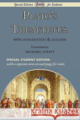 Theaetetus (Special Edition for Students) Plato 9781604508215