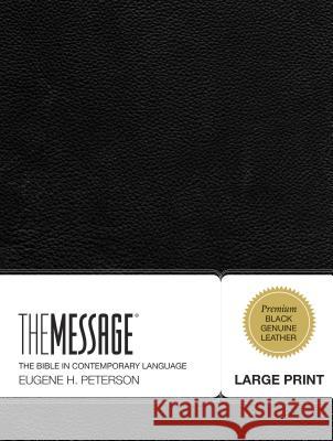 Message Large Print Bible-MS Eugene H. Peterson 9781617471681