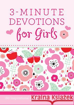 3-Minute Devotions for Girls Thompson, Janice 9781628366389 Barbour Publishing