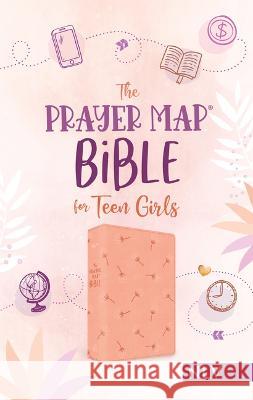 The Prayer Map Bible for Teen Girls Nlv [Coral Dandelions] Compiled by Barbour Staff 9781636094717 Barbour Publishing
