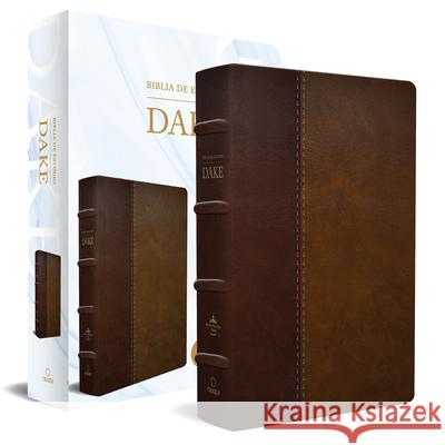 Rvr 1960 Biblia de Estudio Dake, Tamaño Grande, Piel Duotono Marrón / Spanish RV R 1960 Dake Study Bible, Large Size, Duotone Brown Leather Reina Valera Revisada 1960 9781644733684 Origen