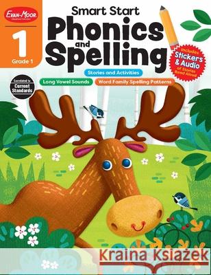 Smart Start: Phonics and Spelling, Grade 1 Workbook Evan-Moor Educational Publishers 9781645142775
