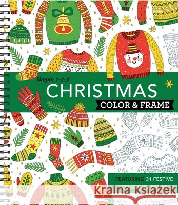 Color & Frame - Christmas (Coloring Book) New Seasons 9781645582724 Publications International, Ltd.