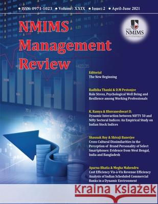 NMIMS Management Review - April-June 2021 Tapan Kumar Panda 9781645601944