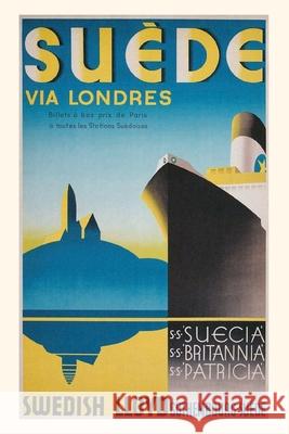 Vintage Journal Swedish Cruise Ships Travel Poster Found Image Press 9781648112331 Found Image Press