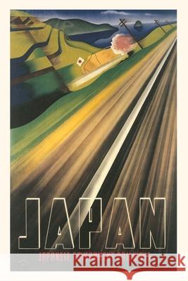 Vintage Journal Japanese Railways Travel Poster Found Image Press 9781648112683 Found Image Press