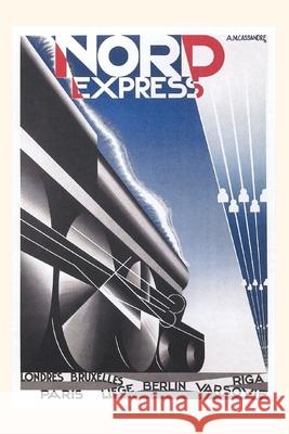 Vintage Journal Streamlined Train Poster Found Image Press 9781648113109 Found Image Press