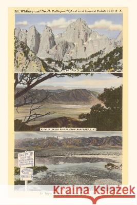 The Vintage Journal Mt. Whitney, Death Valley Found Image Press 9781648116346 Found Image Press