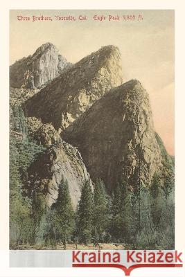 The Vintage Journal Three Brothers, Yosemite Found Image Press 9781648116360 Found Image Press