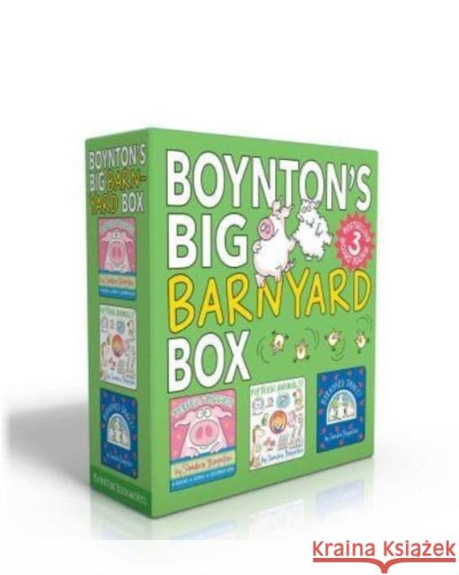 Boynton's Big Barnyard Box (Boxed Set): Perfect Piggies!; Fifteen Animals!; Barnyard Dance! Sandra Boynton 9781665925242