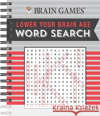 Brain Games - Lower Your Brain Age - Word Search Publications International Ltd 9781680228892 Publications International, Ltd.