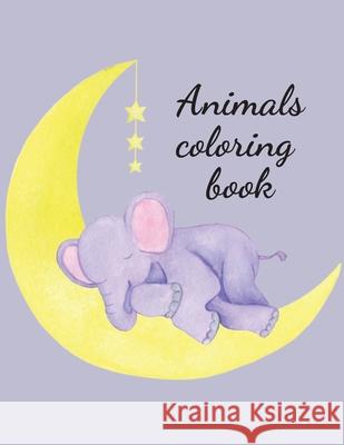 Animals coloring book Cristie Publishing 9781716256639