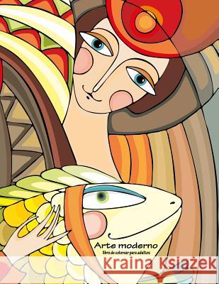 Arte moderno libro de colorear para adultos 1 Nick Snels 9781717014382