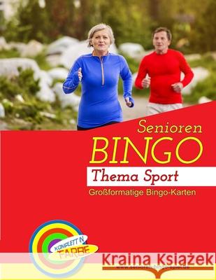 Senioren Bingo Sport: Bingo-Vorlagen zur Seniorenbeschäftigung Geier, Denis 9781727526325