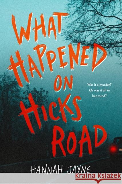 What Happened on Hicks Road Hannah Jayne 9781728262918