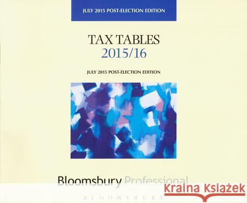 Tax Tables: 2015/16 Mark McLaughlin 9781780438894