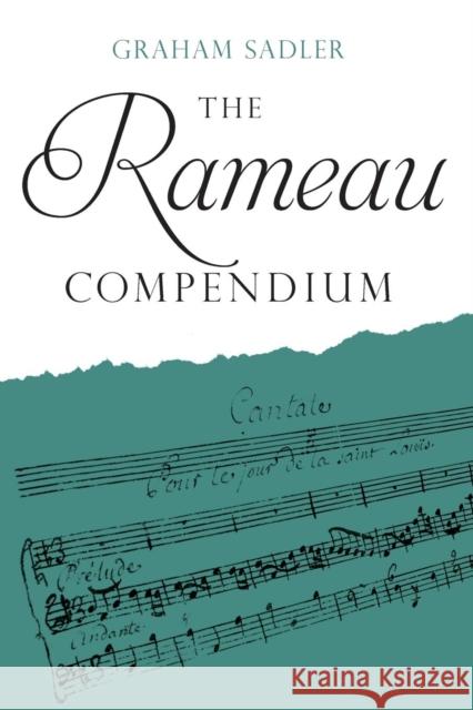The Rameau Compendium Graham Sadler 9781783271924