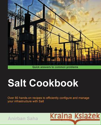 Salt Cookbook Anirban Saha 9781784399740