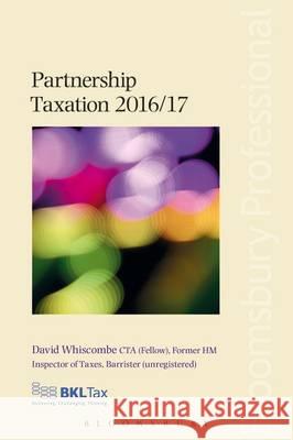 Partnership Taxation 2016/17 David Whiscombe, Sarah Laing 9781784513320 Bloomsbury Publishing PLC