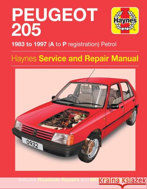 HM Peugeot 205 1983-1997 Repair Manual Haynes 9781785214622