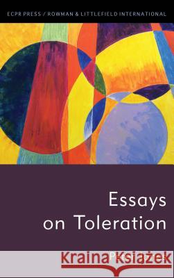 Essays on Toleration Peter Jones 9781785522925 ECPR Press