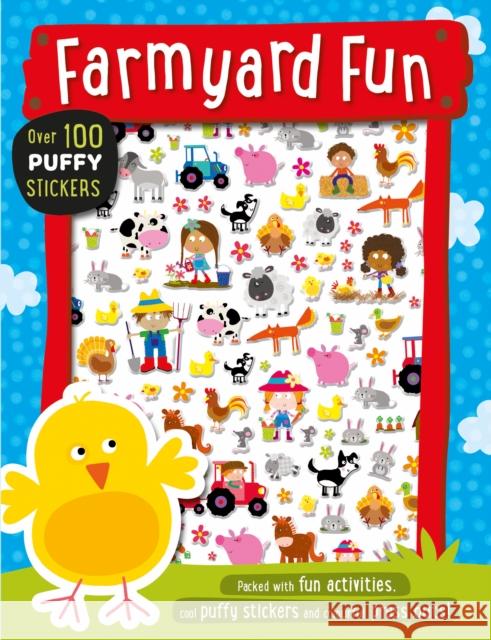Farmyard Fun Puffy Sticker Book Lara Ede 9781785981159