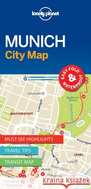 Lonely Planet Munich City Map Lonely Planet 9781786577870 Lonely Planet