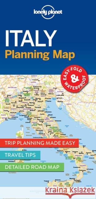 Lonely Planet Italy Planning Map Lonely Planet 9781786579072 Lonely Planet