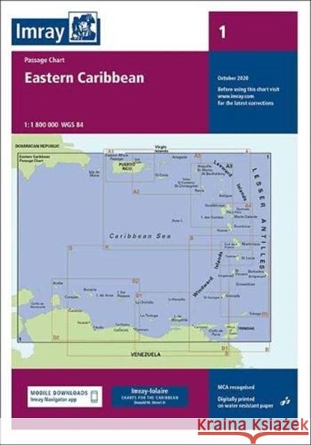 Chart 1 Eastern Caribbean: Passage Chart Imray 9781786792457