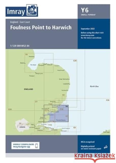 Imray Chart Y6: Suffolk and Essex Coasts Imray 9781786794246