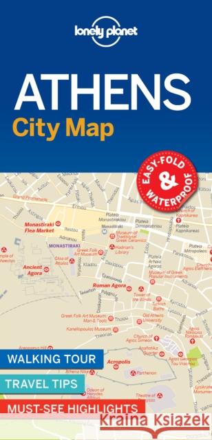 Lonely Planet Athens City Map Lonely Planet 9781787014503 Lonely Planet Global Limited