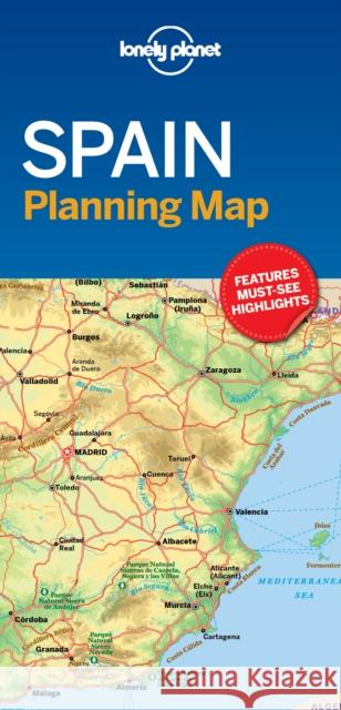 Lonely Planet Spain Planning Map Lonely Planet 9781787014527 Lonely Planet Global Limited