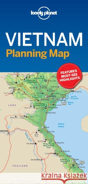 Lonely Planet Vietnam Planning Map Lonely Planet 9781787014565 Lonely Planet