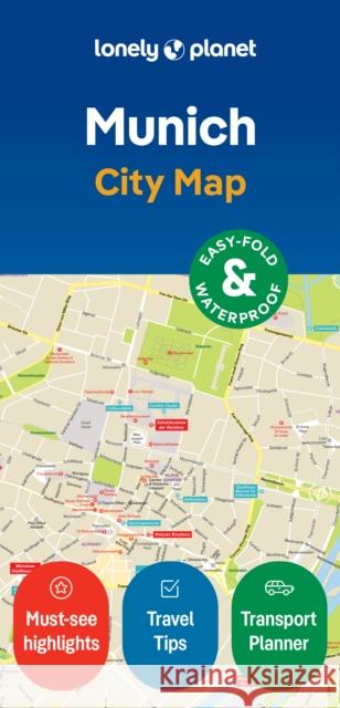 Lonely Planet Munich City Map Lonely Planet 9781787015944 Lonely Planet Global Limited