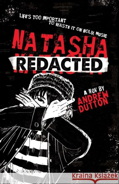 Natasha [Redacted] Andrew Dutton 9781788649704 Cinnamon Press