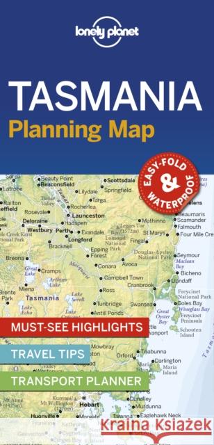 Lonely Planet Tasmania Planning Map Lonely Planet 9781788686105 Lonely Planet