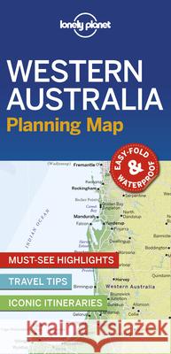 Lonely Planet Western Australia Planning Map Lonely Planet 9781788686136 Lonely Planet