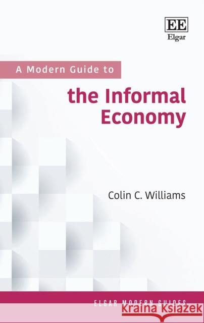 A Modern Guide to the Informal Economy Colin C. Williams 9781788975605
