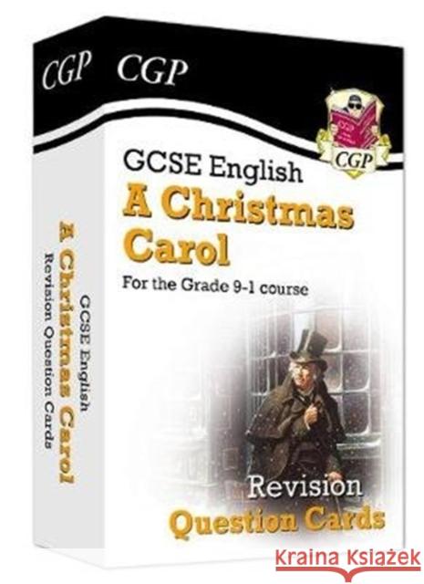 GCSE English - A Christmas Carol Revision Question Cards CGP Books CGP Books  9781789083484 Coordination Group Publications Ltd (CGP)